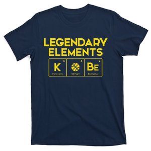 Legendary Elements Of Basketball Periodic Table Fun T-Shirt