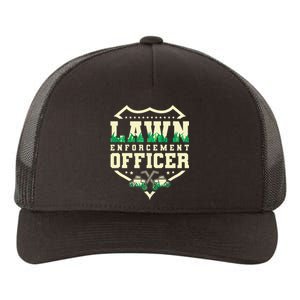 Lawn Enforcement Officer Lawn Care Yupoong Adult 5-Panel Trucker Hat