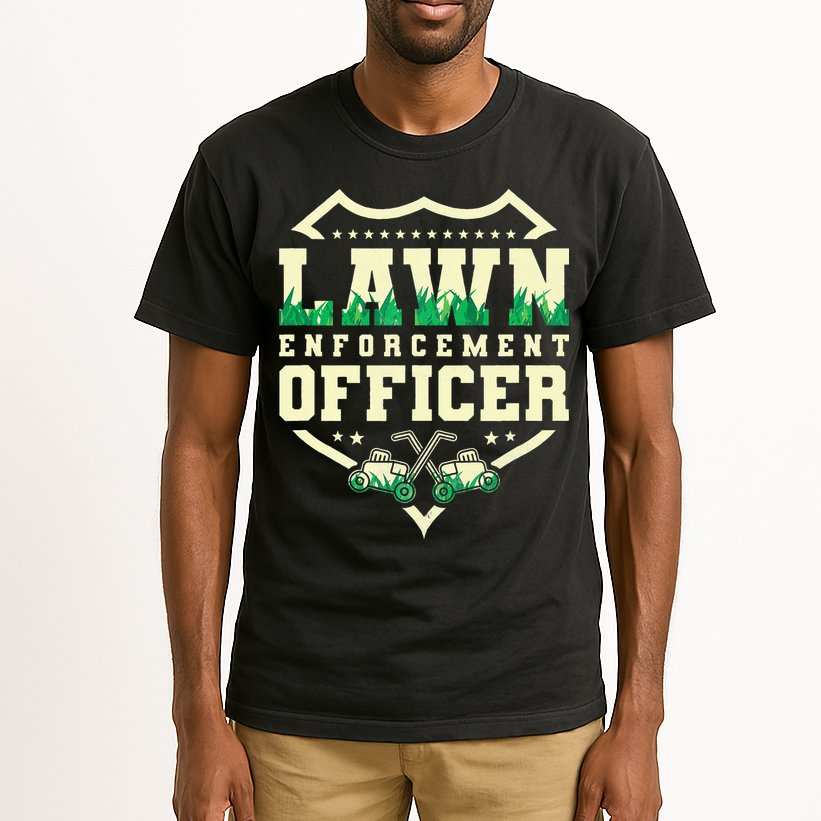 Lawn Enforcement Officer Lawn Care Tall T-Shirt