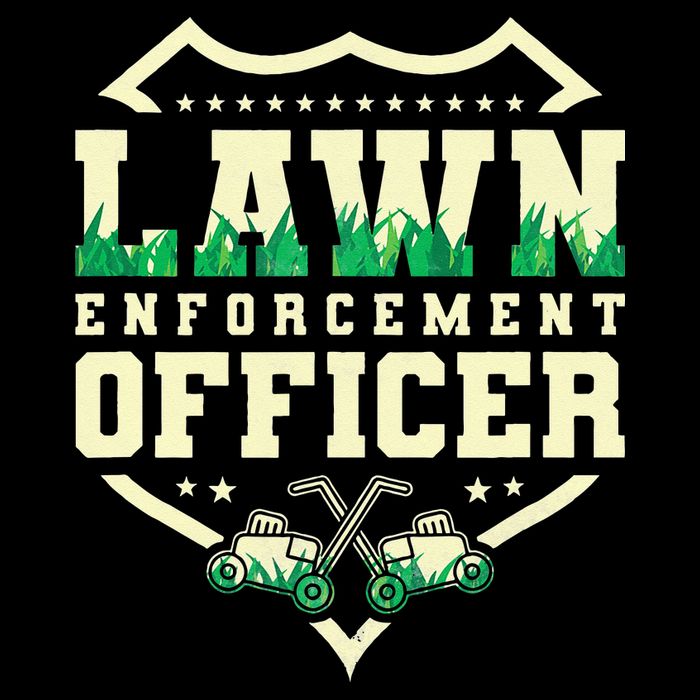 Lawn Enforcement Officer Lawn Care Tall T-Shirt