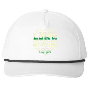 Lawn Enforcement Officer Lawn Care Snapback Five-Panel Rope Hat