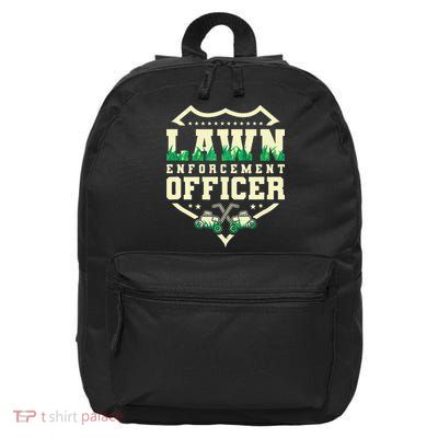 Lawn Enforcement Officer Lawn Care 16 in Basic Backpack
