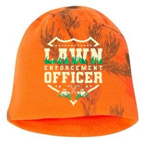 Lawn Enforcement Officer Lawn Care Kati - Camo Knit Beanie