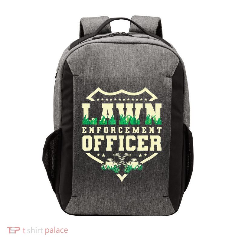 Lawn Enforcement Officer Lawn Care Vector Backpack