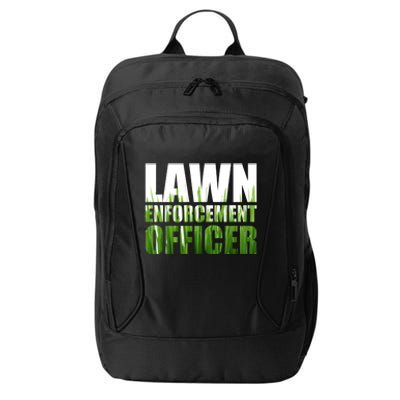 Lawn Enforcement Officer Grass Cutting Mowing Landscape Gift City Backpack