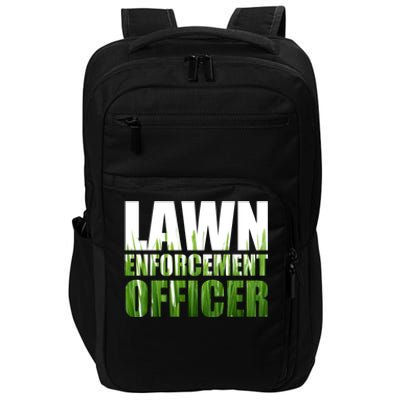 Lawn Enforcement Officer Grass Cutting Mowing Landscape Gift Impact Tech Backpack