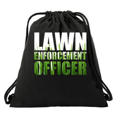 Lawn Enforcement Officer Grass Cutting Mowing Landscape Gift Drawstring Bag