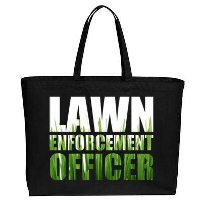 Lawn Enforcement Officer Grass Cutting Mowing Landscape Gift Cotton Canvas Jumbo Tote