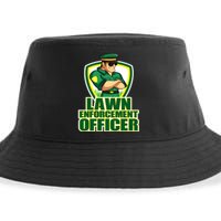 Lawn Enforcement Officer Grass Mowing Dad Fathers Day Gift Sustainable Bucket Hat