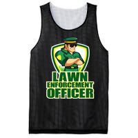 Lawn Enforcement Officer Grass Mowing Dad Fathers Day Gift Mesh Reversible Basketball Jersey Tank