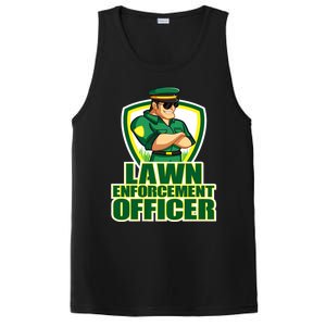 Lawn Enforcement Officer Grass Mowing Dad Fathers Day Gift PosiCharge Competitor Tank