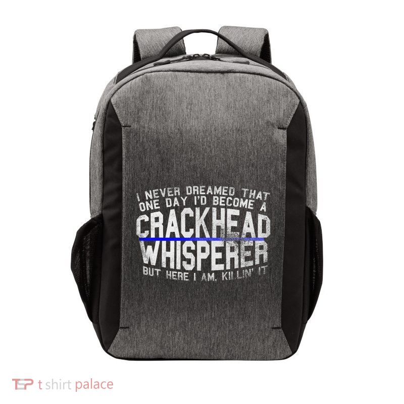 Law Enforcement Officer Funny Outlaw Whisperer Dream Quote Vector Backpack