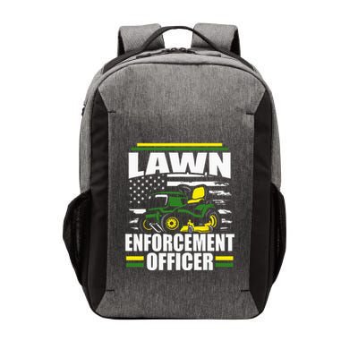 Lawn Enforcement Officer Funny Mower American Flag Fathers Vector Backpack