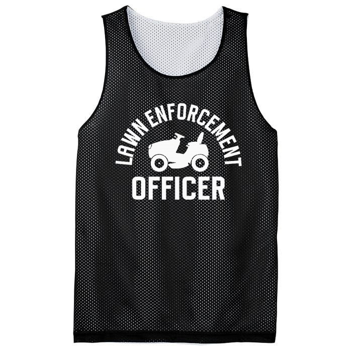 Lawn Enforcement Officer Funny Gardening Lawn Mower Mesh Reversible Basketball Jersey Tank