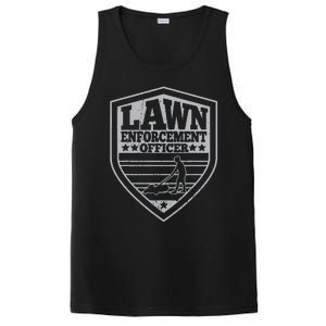 Lawn Enforcement Officer Dad Lawn Mowing PosiCharge Competitor Tank