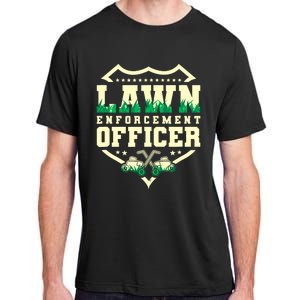 Lawn Enforcement Officer Lawn Care Adult ChromaSoft Performance T-Shirt