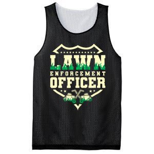 Lawn Enforcement Officer Lawn Care Mesh Reversible Basketball Jersey Tank