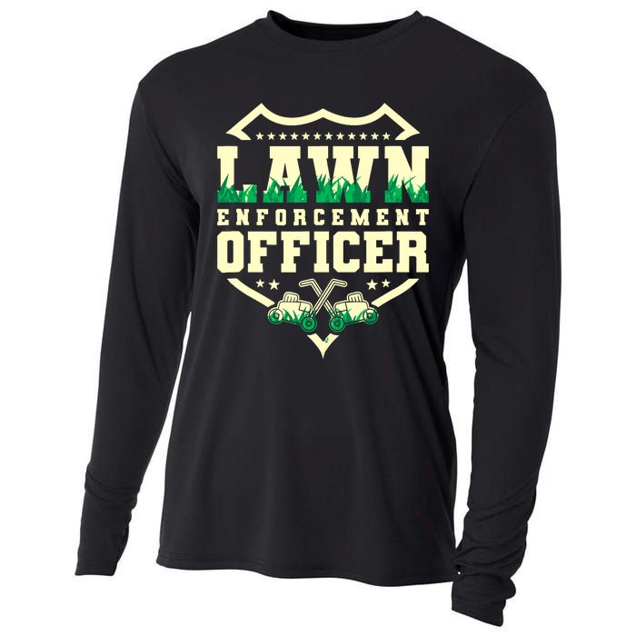 Lawn Enforcement Officer Lawn Care Cooling Performance Long Sleeve Crew