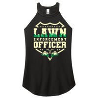 Lawn Enforcement Officer Lawn Care Women’s Perfect Tri Rocker Tank