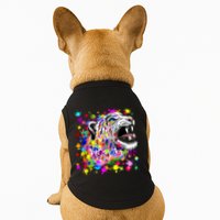 Leopard Cat Psychedelic Paint Splats Doggie Tank