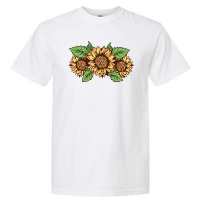 Leopard Flowers Garment-Dyed Heavyweight T-Shirt