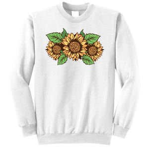 Leopard Flowers Sweatshirt