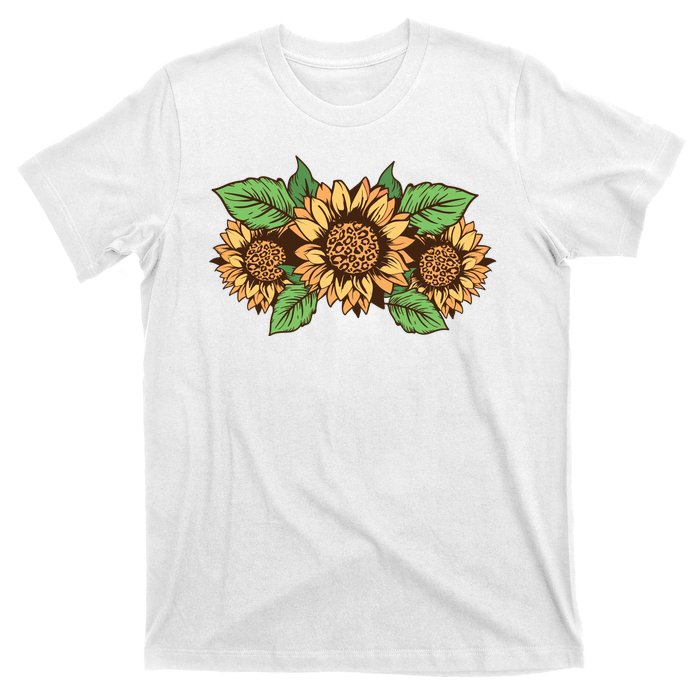 Leopard Flowers T-Shirt