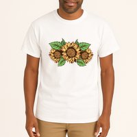 Leopard Flowers Tall T-Shirt