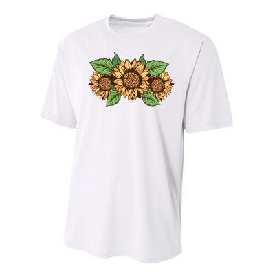 Leopard Flowers Performance Sprint T-Shirt