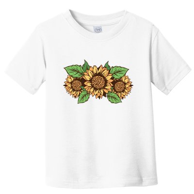 Leopard Flowers Toddler T-Shirt