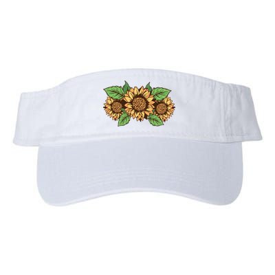 Leopard Flowers Valucap Bio-Washed Visor