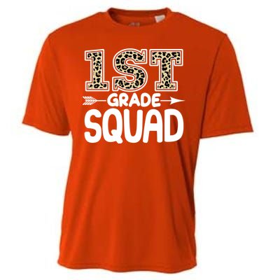 Leopard Print 1st Grade Squad Cooling Performance Crew T-Shirt