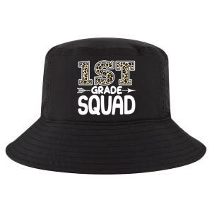 Leopard Print 1st Grade Squad Cool Comfort Performance Bucket Hat