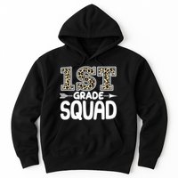 Leopard Print 1st Grade Squad Hoodie
