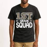 Leopard Print 1st Grade Squad Tall T-Shirt