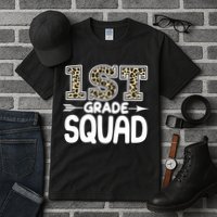 Leopard Print 1st Grade Squad Tall T-Shirt