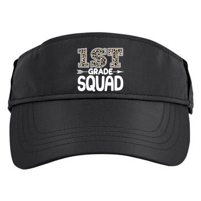 Leopard Print 1st Grade Squad Adult Drive Performance Visor