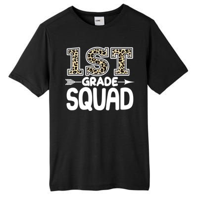 Leopard Print 1st Grade Squad Tall Fusion ChromaSoft Performance T-Shirt