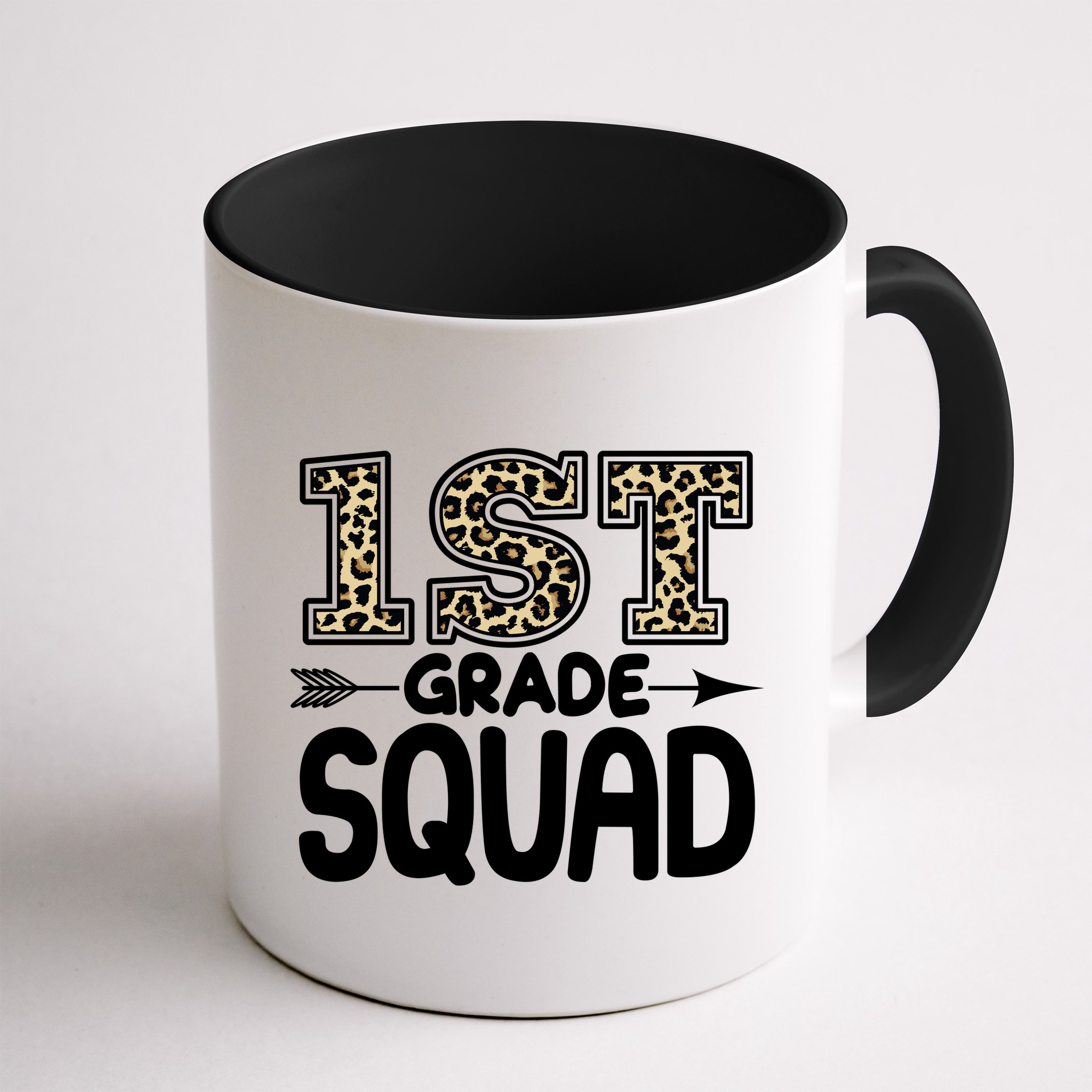 Leopard Print 1st Grade Squad Mug