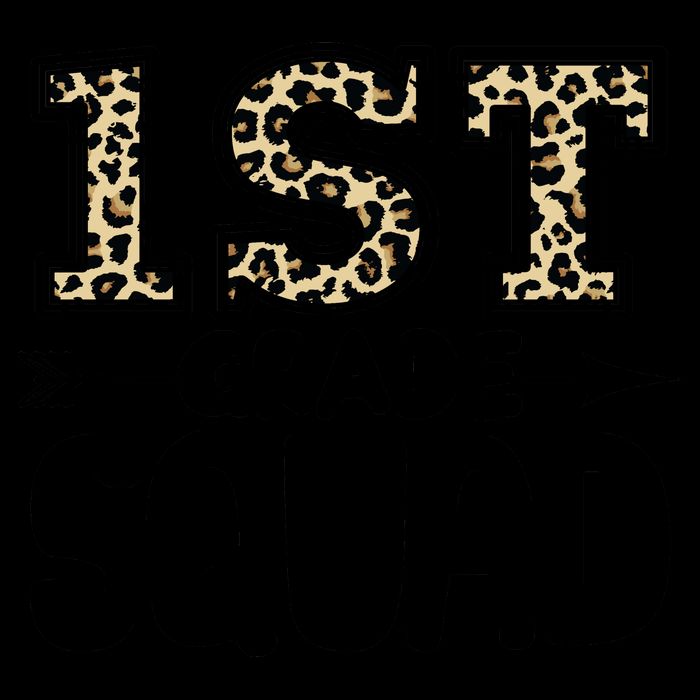 Leopard Print 1st Grade Squad Mug