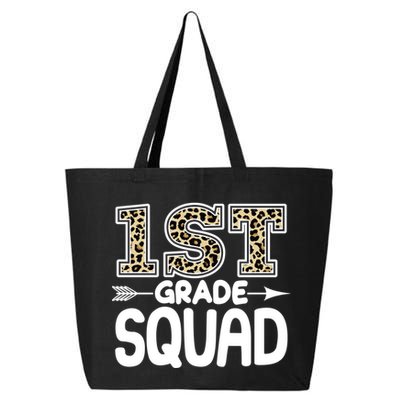 Leopard Print 1st Grade Squad 25L Jumbo Tote