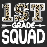 Leopard Print 1st Grade Squad Golf Towel