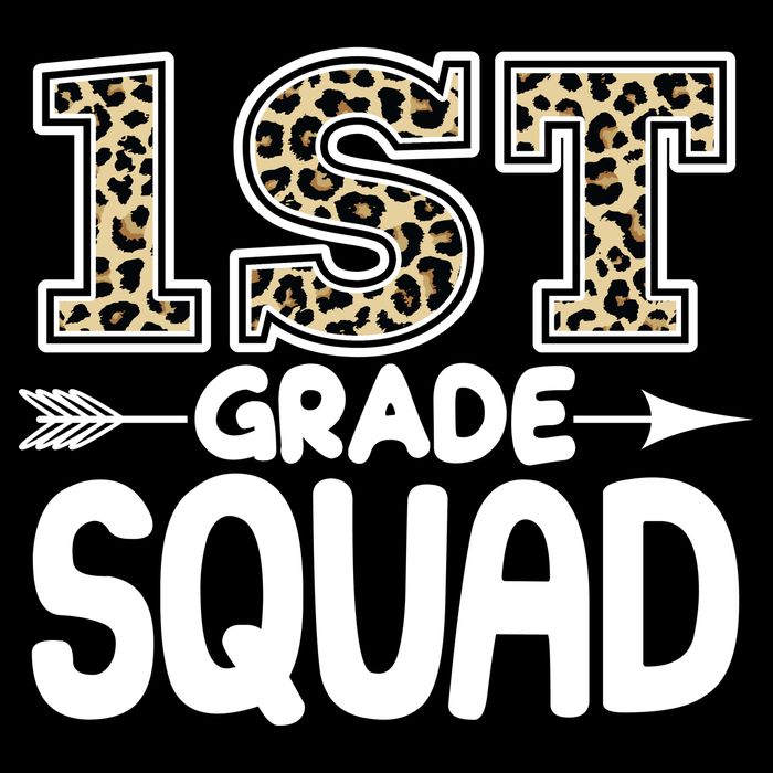 Leopard Print 1st Grade Squad Wool Snapback Cap