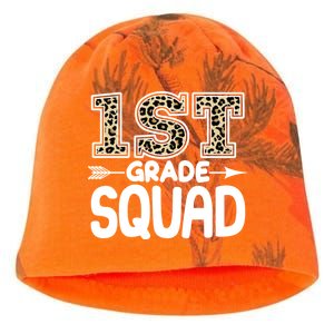 Leopard Print 1st Grade Squad Kati - Camo Knit Beanie