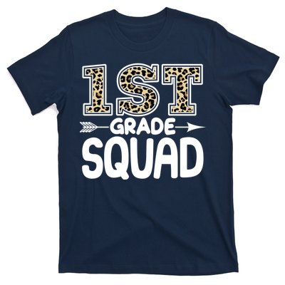 Leopard Print 1st Grade Squad T-Shirt