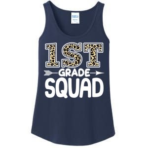 Leopard Print 1st Grade Squad Ladies Essential Tank