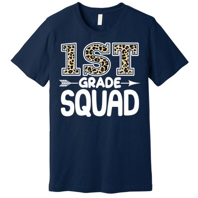 Leopard Print 1st Grade Squad Premium T-Shirt