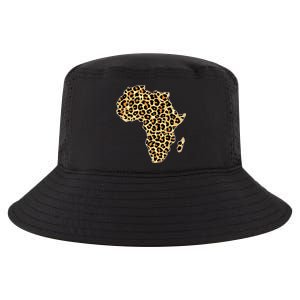 Leopard Print African Map Of Africa Cool Comfort Performance Bucket Hat