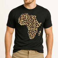Leopard Print African Map Of Africa Performance Shirt