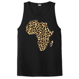 Leopard Print African Map Of Africa PosiCharge Competitor Tank